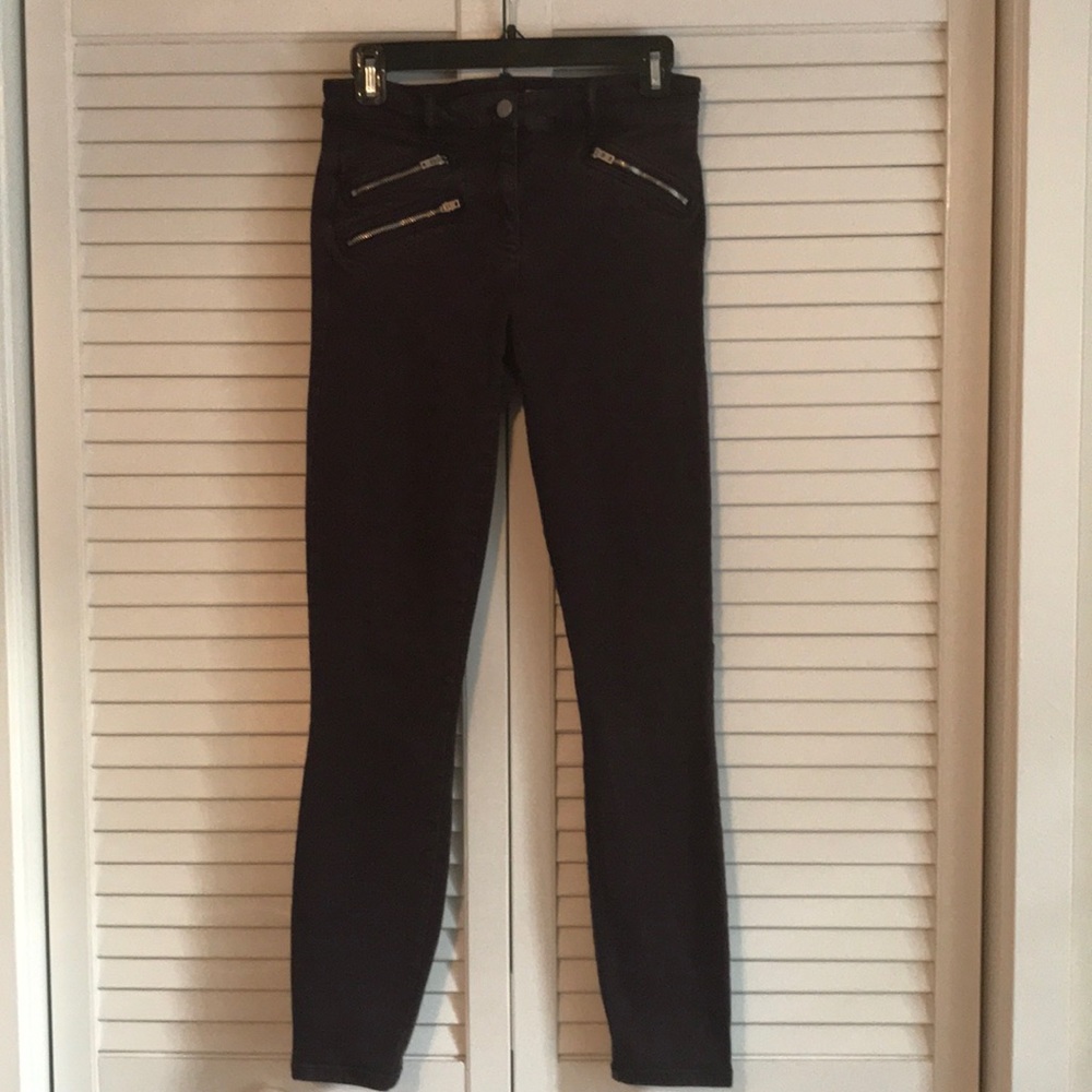 Gap Plum zipper front jeans
